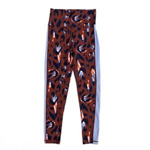 AERIE Women's Abstract Funky Artsy Animal Print Hi Rise Leggings Medium